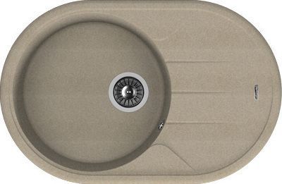 Мойка кухонная Florentina Лотос 780 песочный 20.295.C0780.107 - 0
