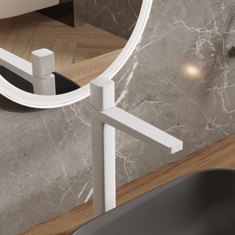 Смеситель для раковины WasserKRAFT Saale белый матовый 9503H - 2