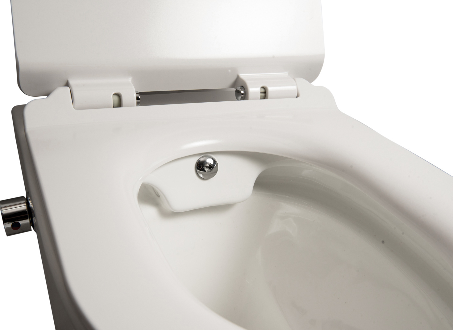 Унитаз подвесной SantiLine SL-5002SM-BD безободковый, с микролифтом - 3