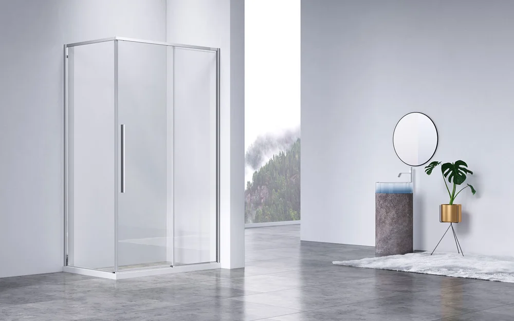 Душевой уголок Vincea Slim-N 130х80 профиль хром стекло прозрачное VSR-4SN8013CL - 1