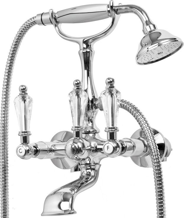 Смеситель Cezares Diamond DIAMOND-VD-01-Sw для ванны с душем - 0