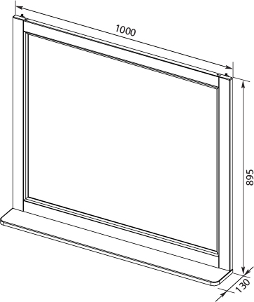 Мебель для ванной Aquanet Бостон 100 ясень - 17