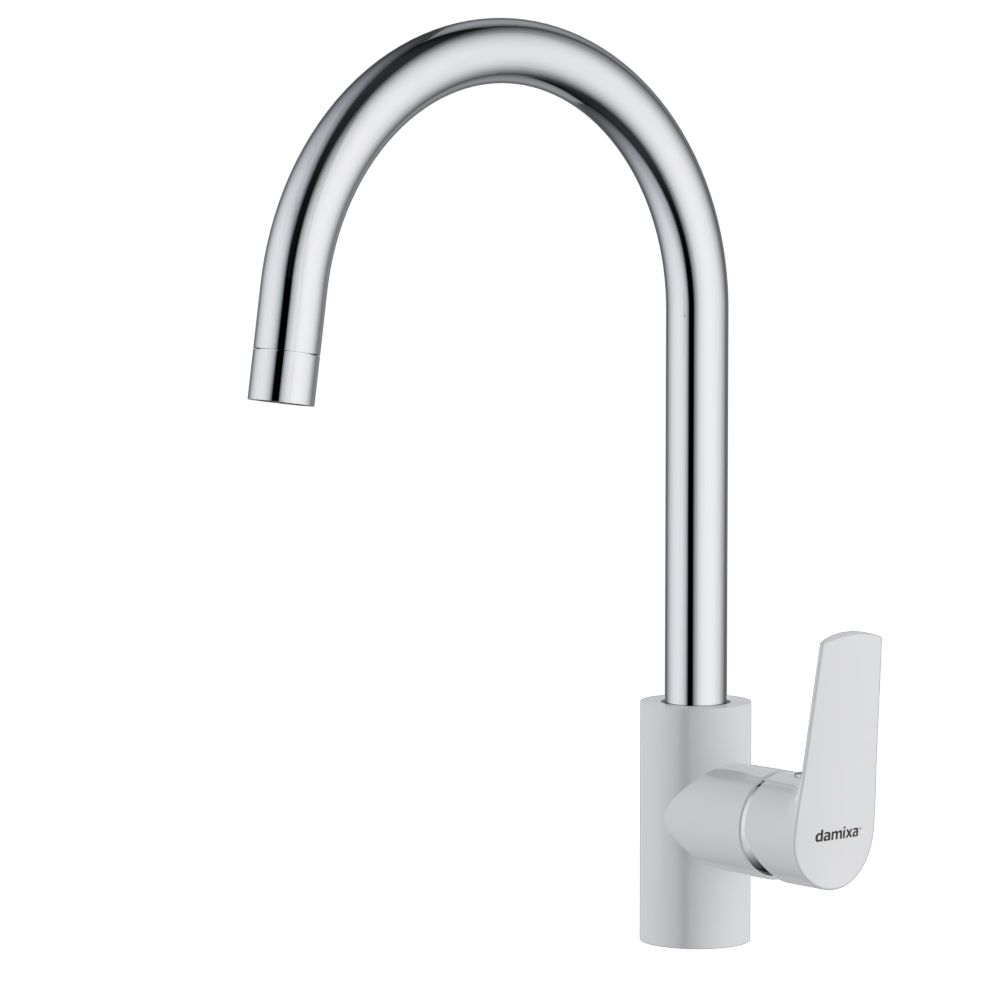 Смеситель Damixa RedBlu Origin Balance 790730000 белый, для кухонной мойки - 0