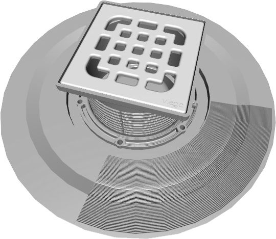 Душевой трап Viega Advantix  556914 - 1