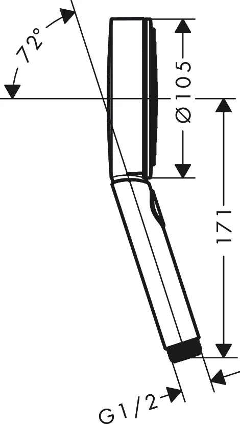 Душевой гарнитур Hansgrohe Pulsify Relaxation 105 хром 24171000 - 7