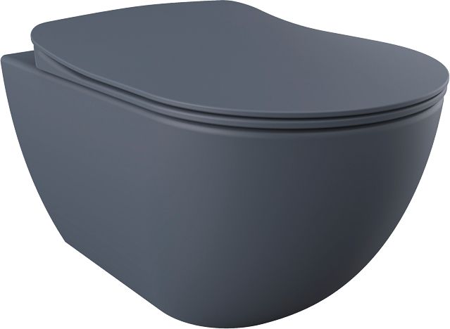 Чаша для унитаза подвесного Creavit Free FE320.20100 базальт FE320-11BM00E-0000 - 0