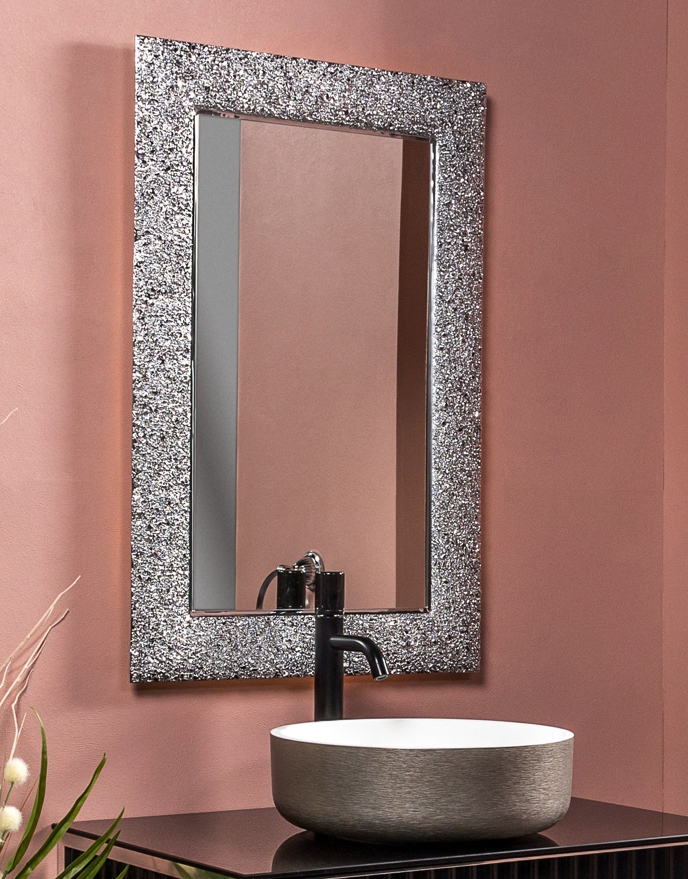 Зеркало Armadi Art NeoArt Aura 60 серебро с подсветкой 538 - 2