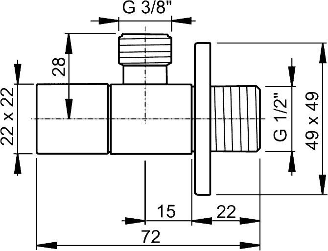 Вентиль AlcaPlast ARV002 - 1