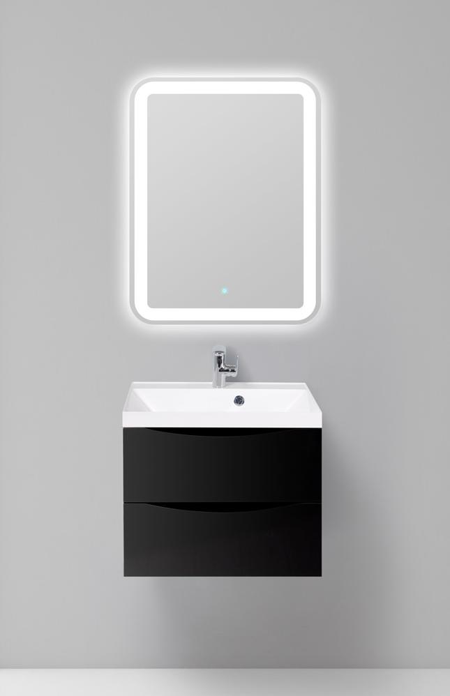 Тумба с раковиной Belbagno Marino 70 черный - 9