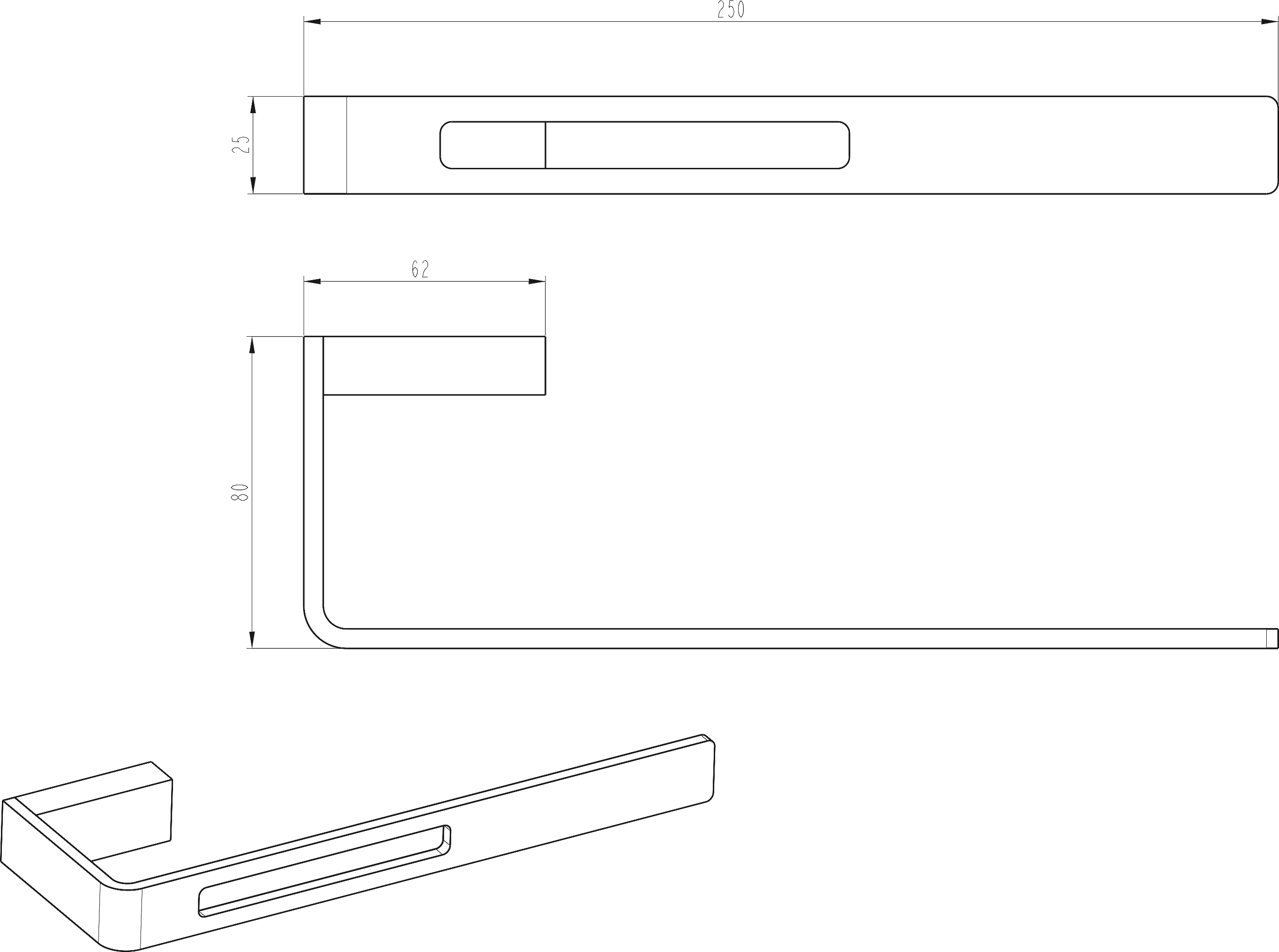 Полотенцедержатель Boheme Q 10945-CR Chrome - 1