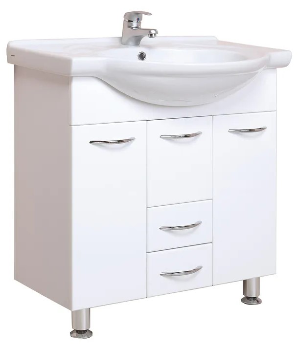 Тумба под раковину Onika Моника 75 белый  107501 - 0