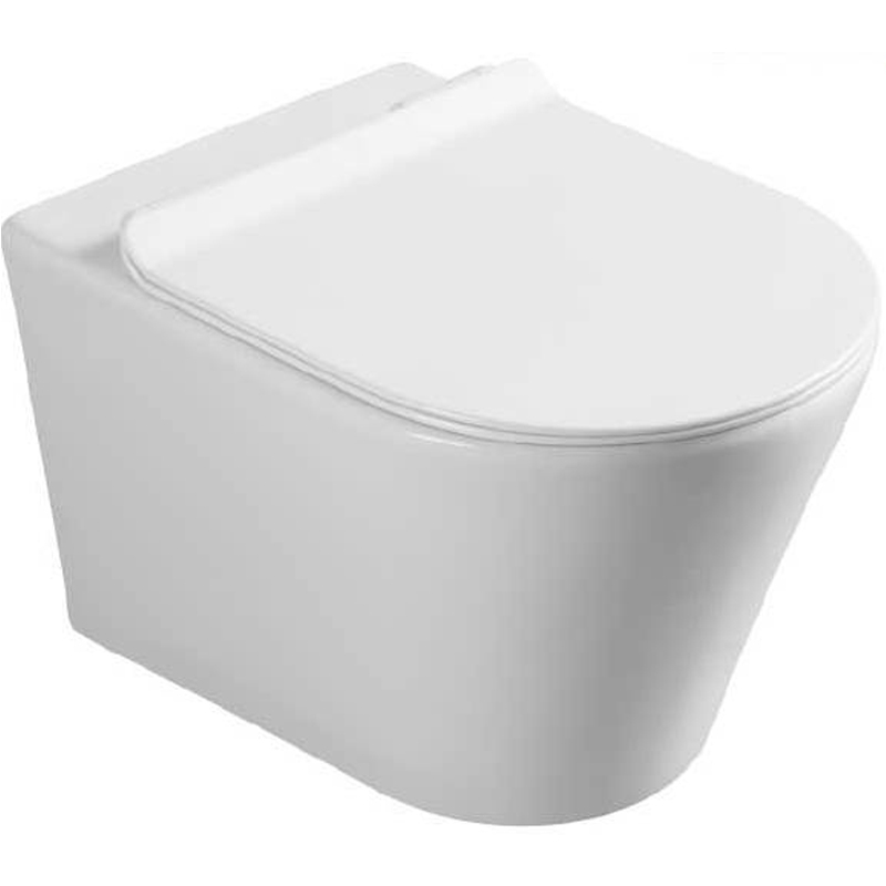 Подвесной унитаз Vincea Vito белый с сиденьем микролифт VT1-23 - 0