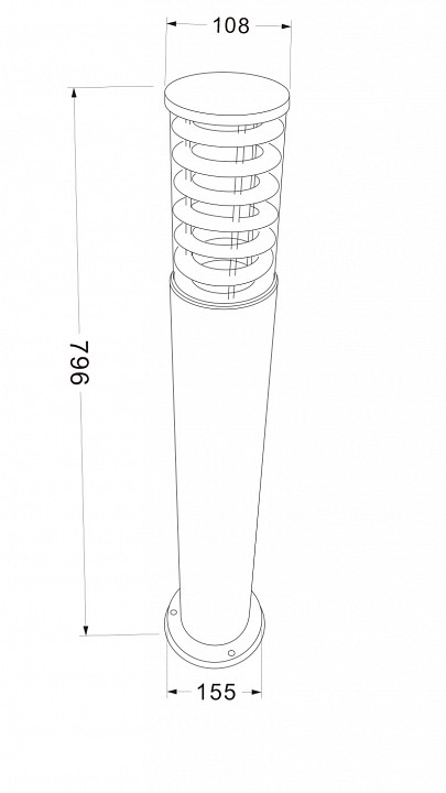 Уличный светильник Maytoni Bronx O576FL-01B - 6