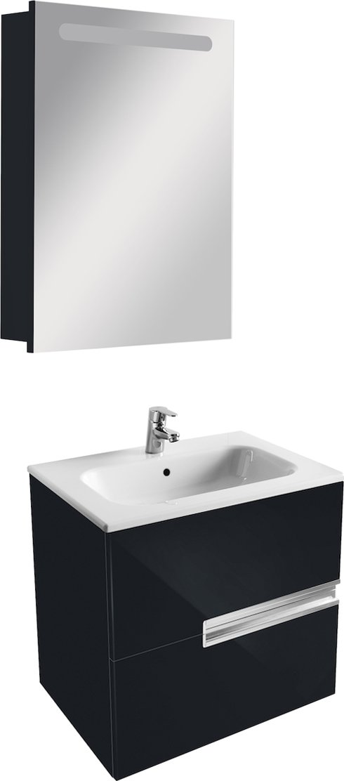 Зеркало-шкаф Roca Victoria Nord Black Edition 60 L ZRU9000098 - 1