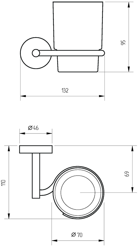 Стакан Veragio Largenta VR.LGT-1940.CR - 1