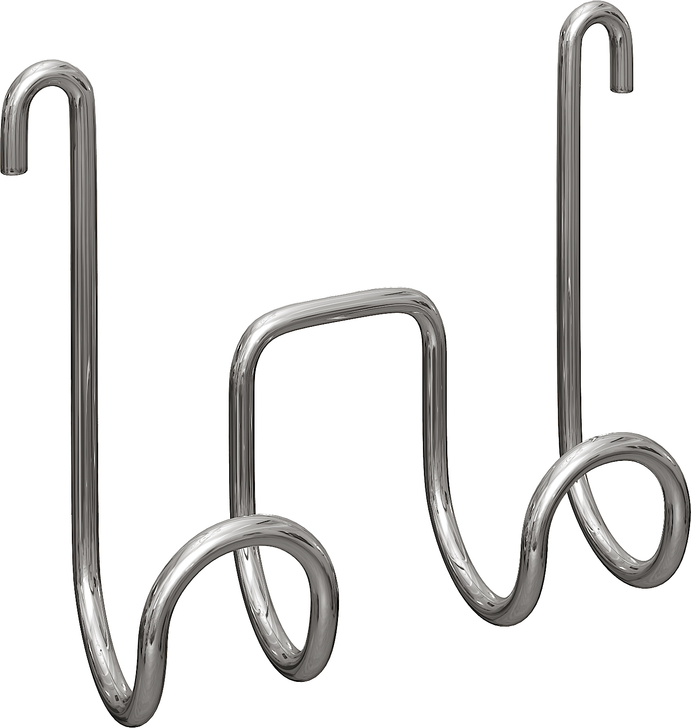 Крючок DIWO Смоленск П16537 двойной, хром - 0