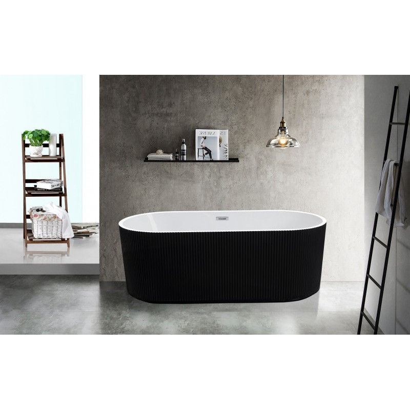 Ванна акриловая Esbano Tortuga 170х80 черный ESVATORTB - 1