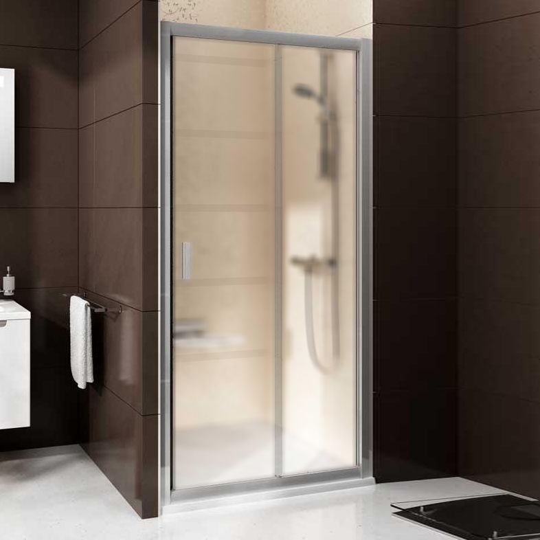 Душевая дверь в нишу Ravak BLDP2-100 Grape, профиль сатин 0PVA0U00ZG - 0