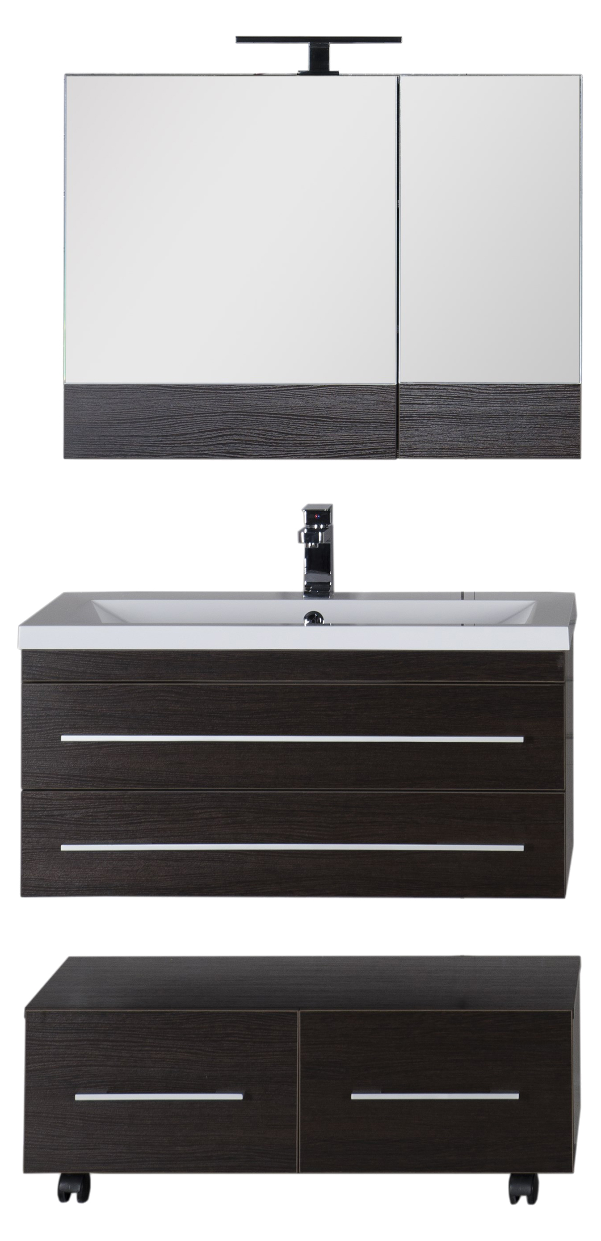 Зеркало-шкаф Aquanet Нота 90 камерино венге 159110 - 16