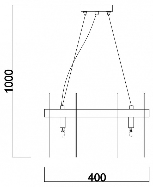 Подвесная люстра Freya Deserto FR5141PL-08BS2 - 2