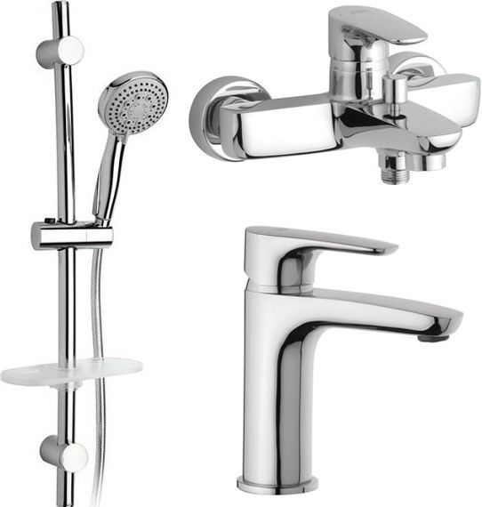 Душевой комплект Paini Parallel + Monza 47KIT3 3 в 1 47CRKIT3 - 0