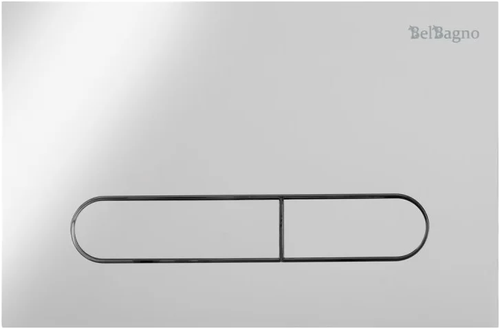 Комплект унитаза с инсталляцией BelBagno Acqua с сиденьем микролифт и кнопкой смыва хром глянцевый BB340CHR/BB2020SC/BB002-80/BB005-PR-CHROME - 2