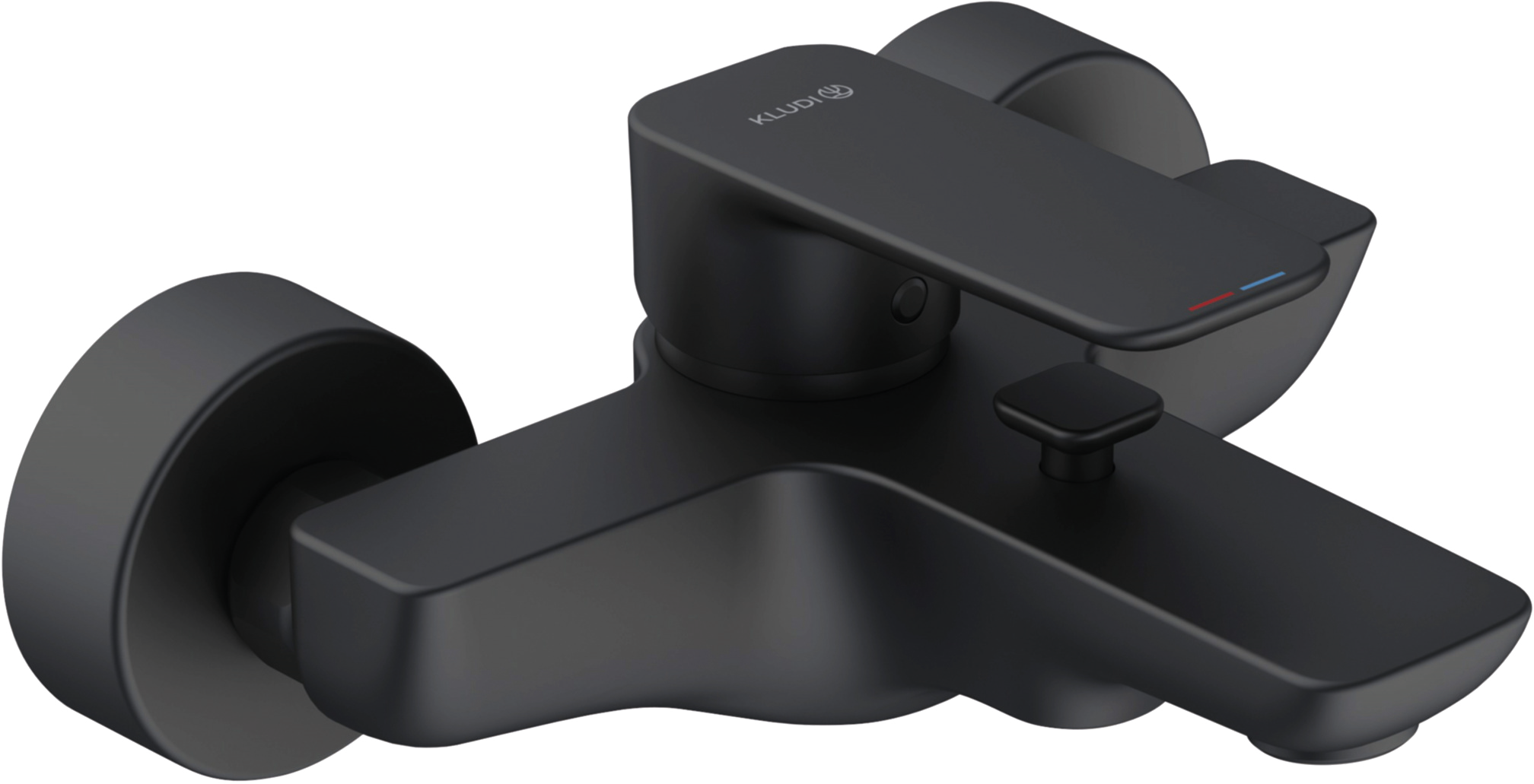 Смеситель для ванны с душем Kludi Pure&Style 406813975 черный матовый - 0