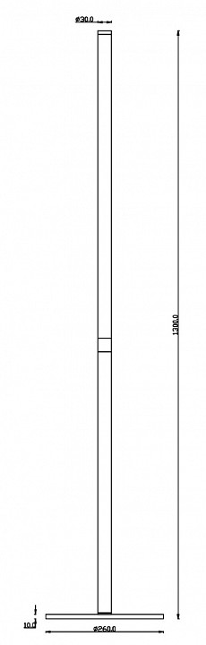 Торшер Maytoni Ray Z012FL-L18B3K - 2