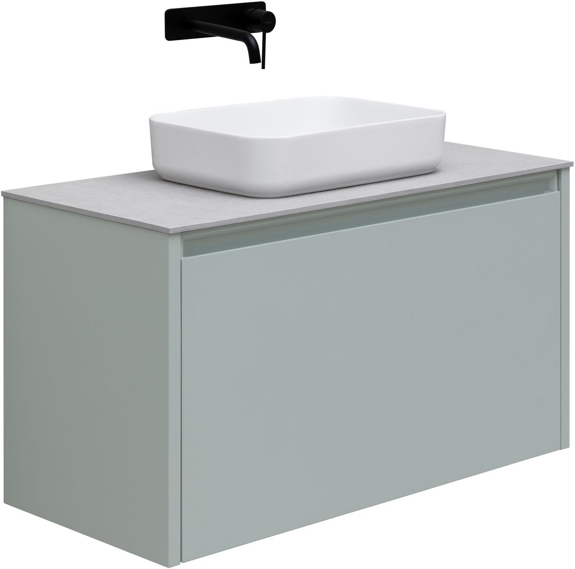 Тумба под раковину Allen Brau Fantasy 100 светло - зеленый матовый 1.11004.PWM - 1