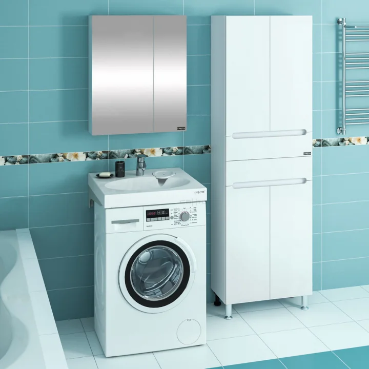 Раковина над стиральной машиной Санта Луна 60 белый 900103W - 2