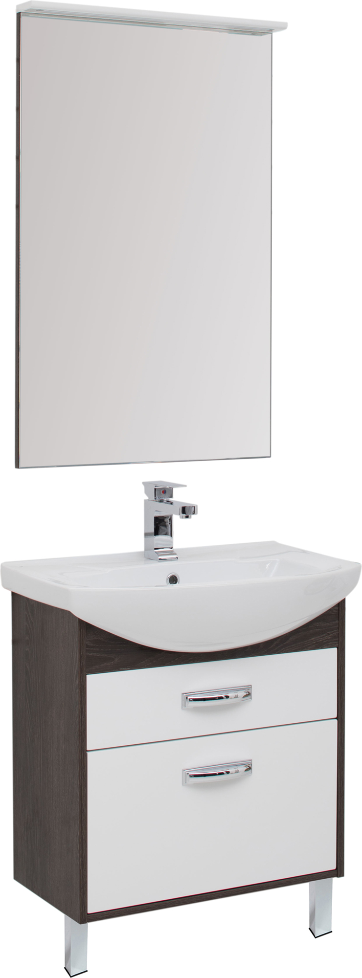 Мебель для ванной Aquanet Грейс 65 2 ящика, дуб кантенбери - 1