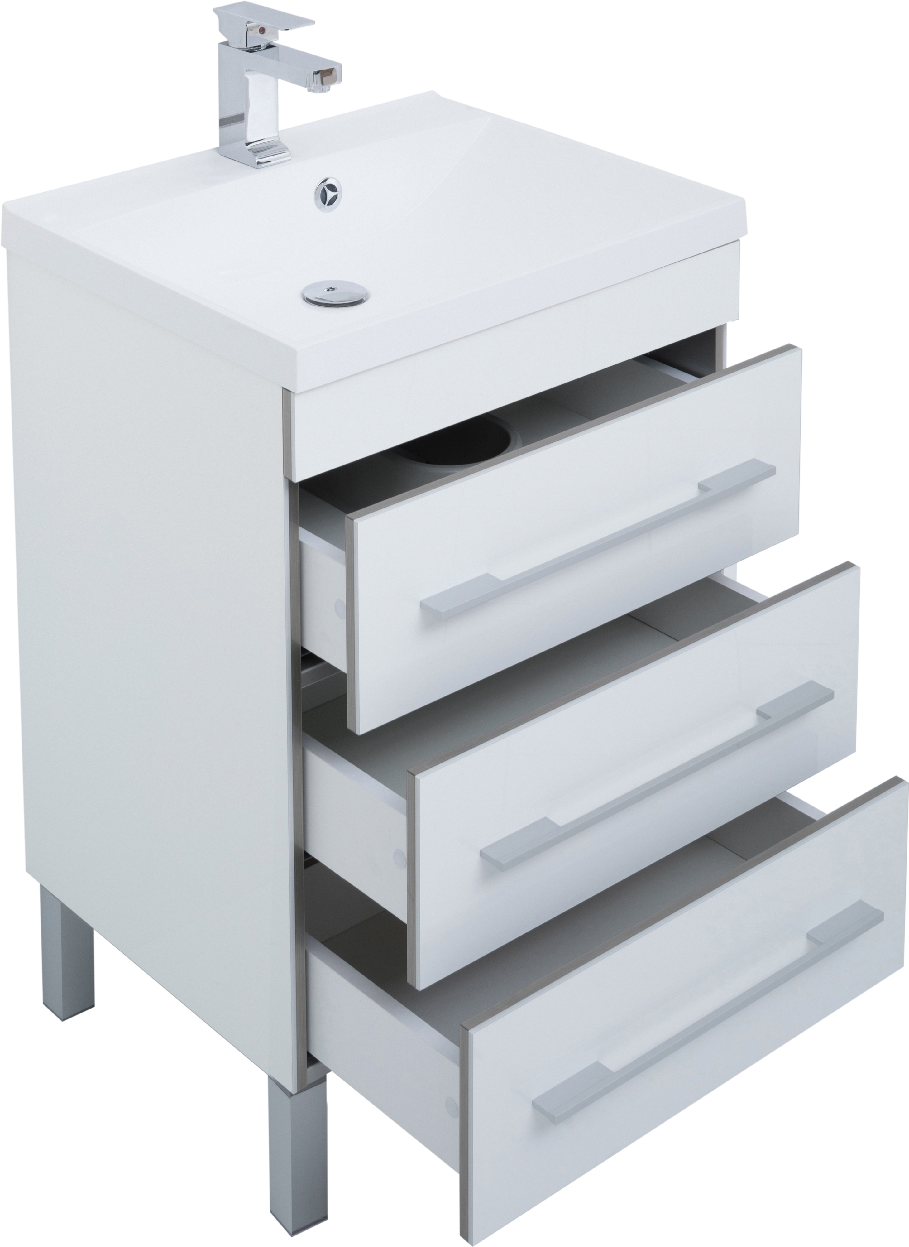 Мебель для ванной Aquanet Верона 58 белая - 8