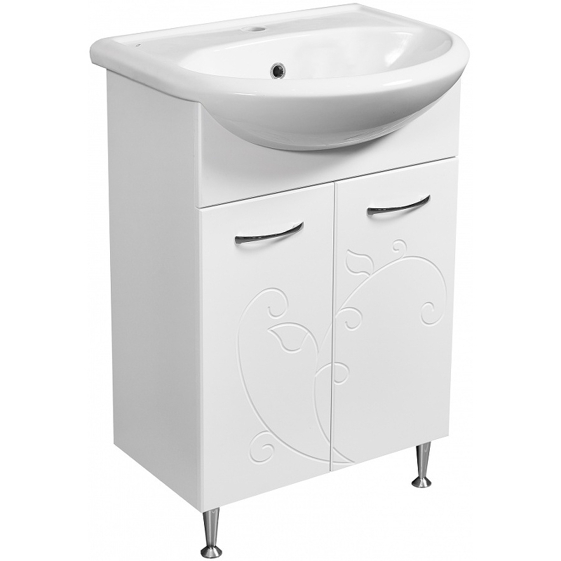 Тумба под раковину Stella Polar Фантазия Уют 55 белый SP-00000227 - 0