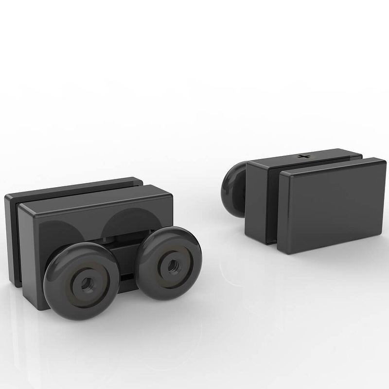 Душевой уголок Black&White Stellar Wind 100х100 черный матовый 8721010 - 2