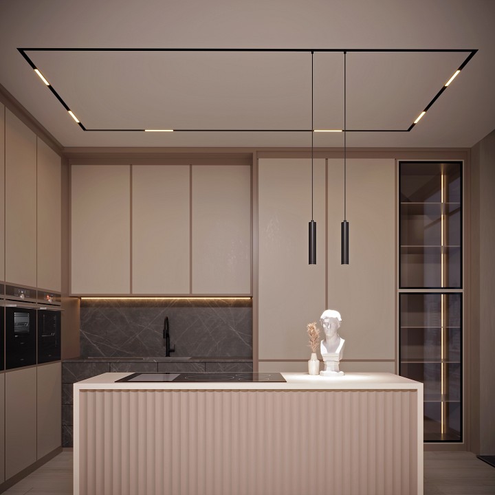 Встраиваемый магнитный шинопровод Arlight MAG-ORIENT-TRACK-2652-FDW-1000 (BK) 035566 - 1