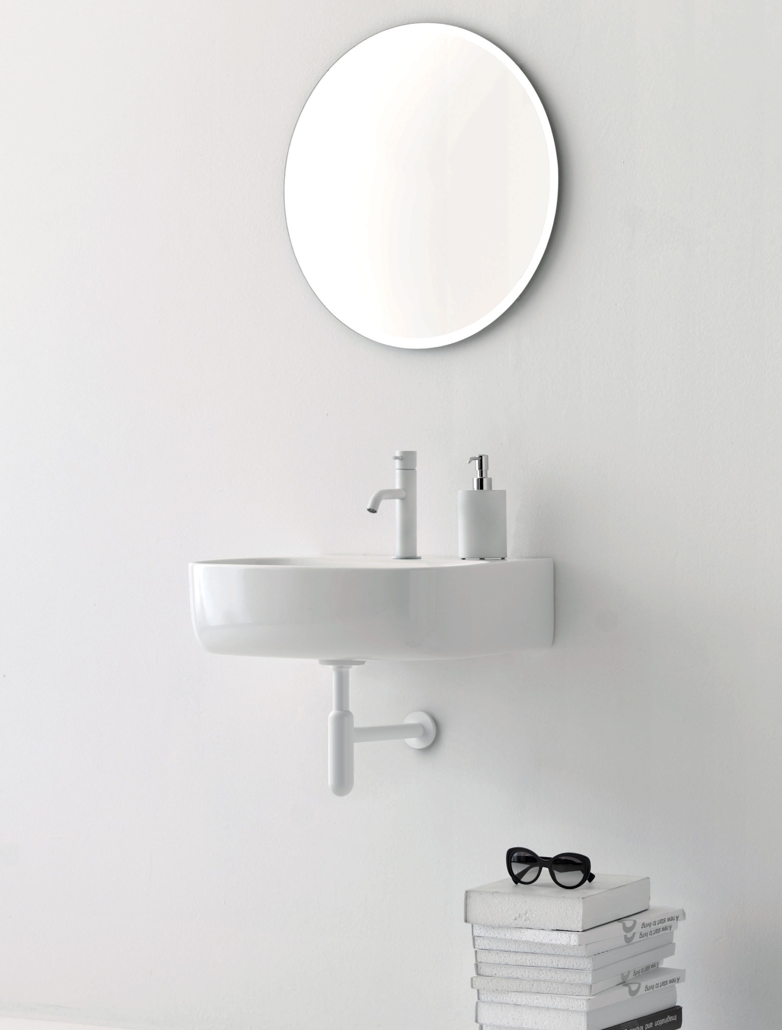 Kerasan Nolita Раковина подвесная/накладная 50х45 см, с 1 отв под смеситель, цвет белый глянцевый 534001*1 - 2