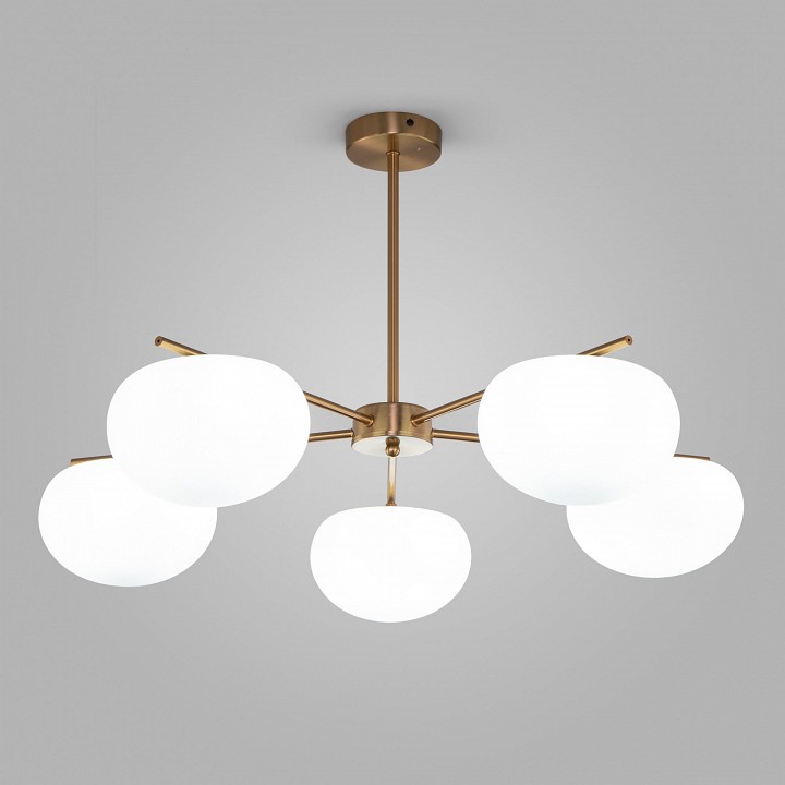 Люстра на штанге Eurosvet Like 30190/5 латунь - 0