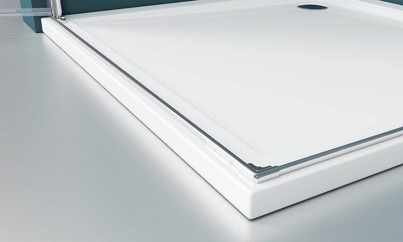 Душевой уголок BelBagno Etna 90х90 профиль хром стекло прозрачное ETNA-A-2-90-C-Cr - 7