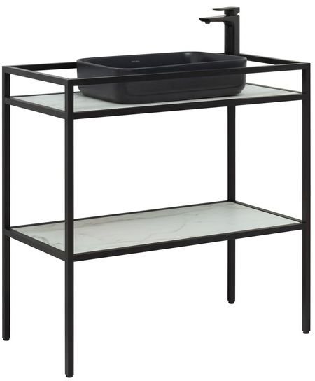 1.33004.BB LIBERTY Консоль 90 напольная, черный браш (274344) - 0