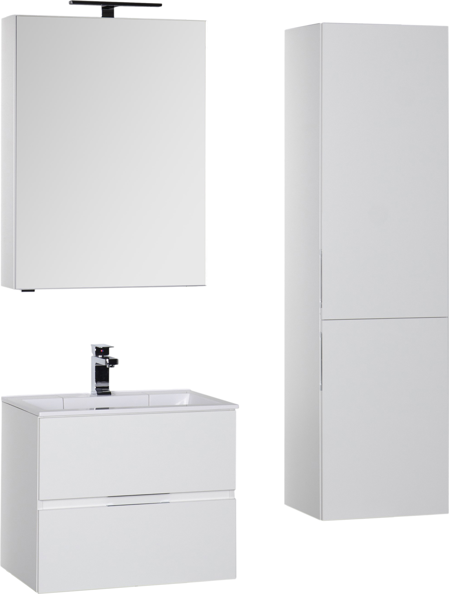 Тумба с раковиной Aquanet Алвита 70 белая - 3