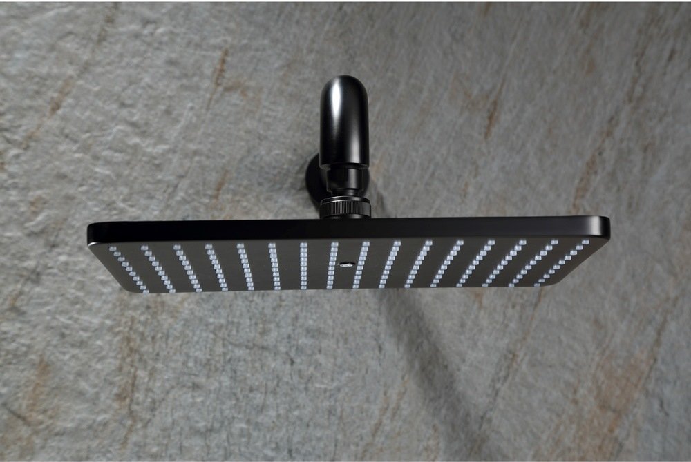 Душевой комплект встраиваемый Black&White Universell черный 7567GCs - 2