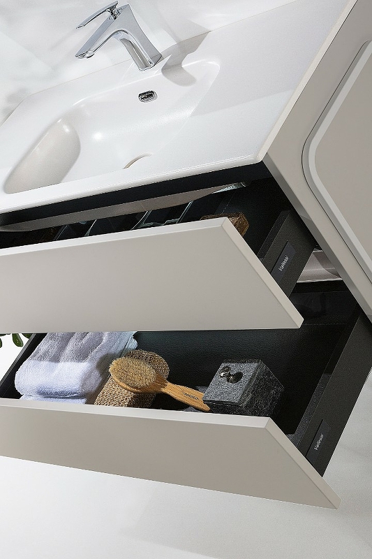 Тумба под раковину Armadi Art Vallessi 100 бежевый матовый 837-100-C mat - 10