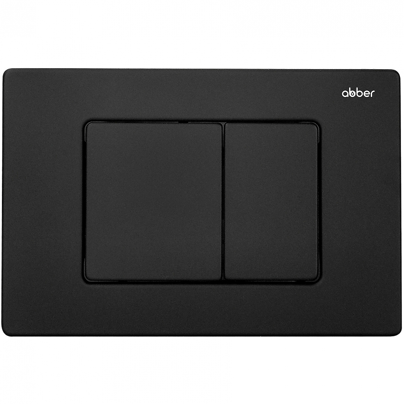 Клавиша смыва Abber черный матовый AC0120MB - 0