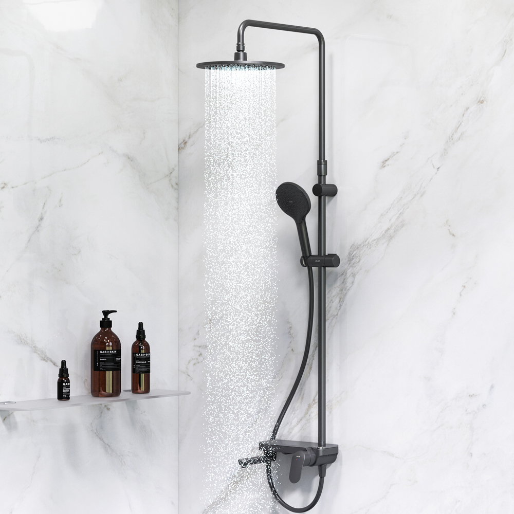 Душевая стойка AM.PM Like F0780722 черная - 2