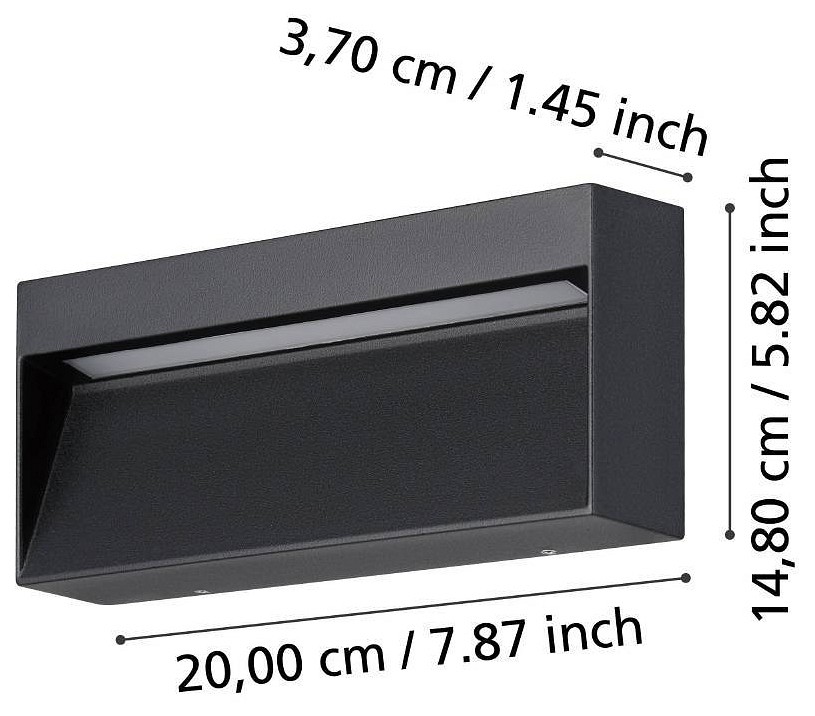 Уличный настенный светодиодный светильник Eglo Maruggio 900891 - 1