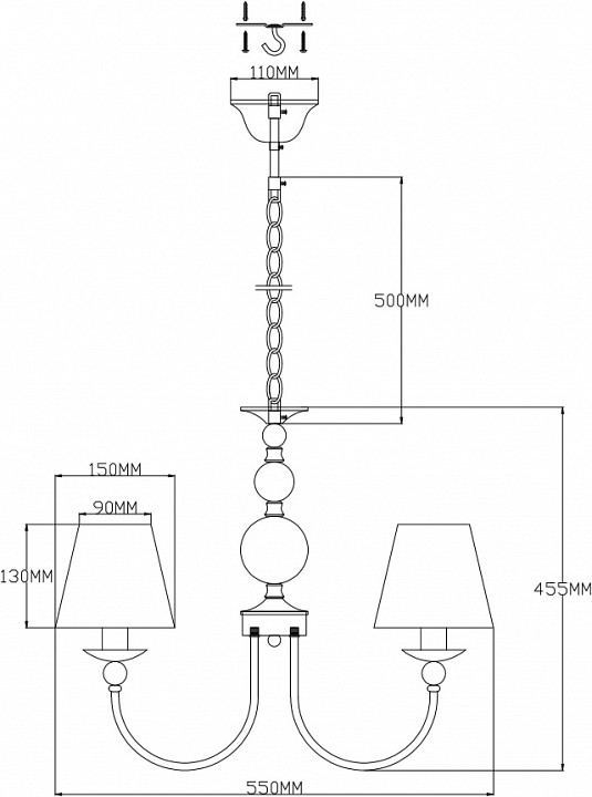 Подвесная люстра Moderli Feels V2613-5P - 1