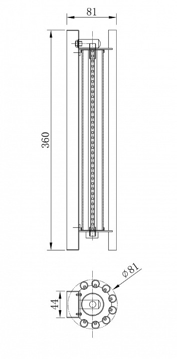 Накладной светильник Maytoni Sonata MOD410WL-L12CH3K - 2