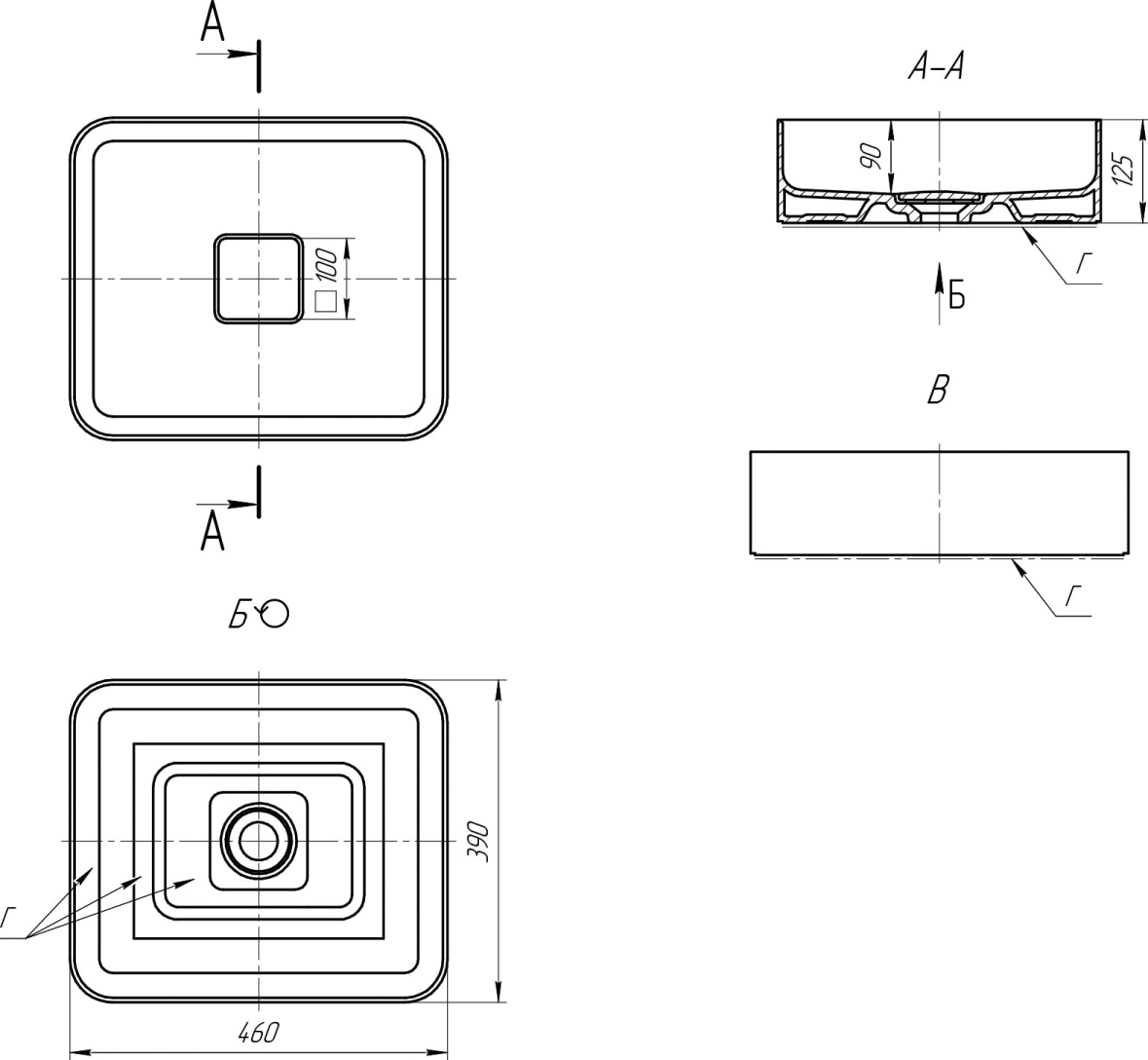 Тумба с раковиной Aqwella 5 stars Mobi 80 дуб балтийский - 4