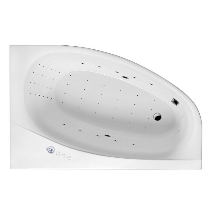 Акриловая ванна Excellent Kameleon 170x110 белая правая с гидромассажем WAEX.KMP17.NANO.CR - 0