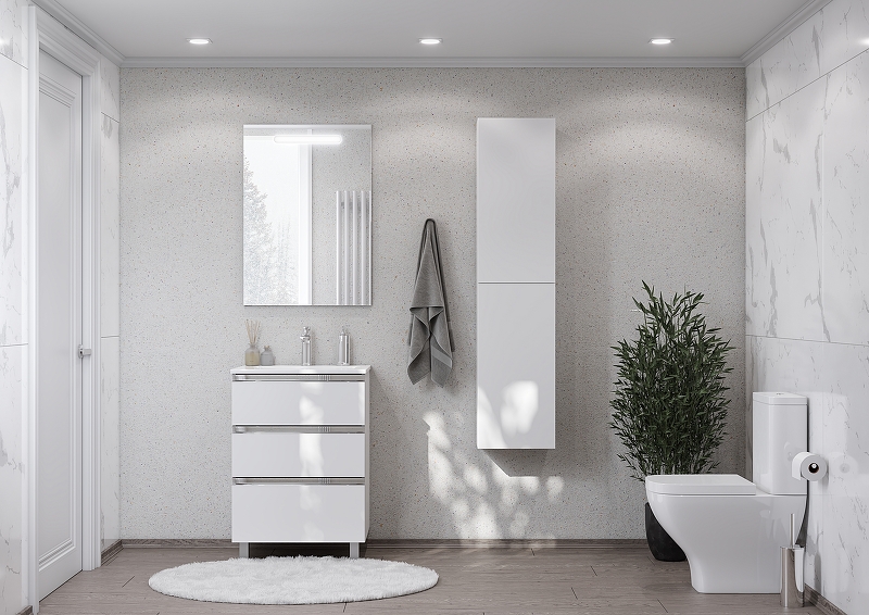 THE GAP Шкаф-колонна, белый глянец 857554806 - 6